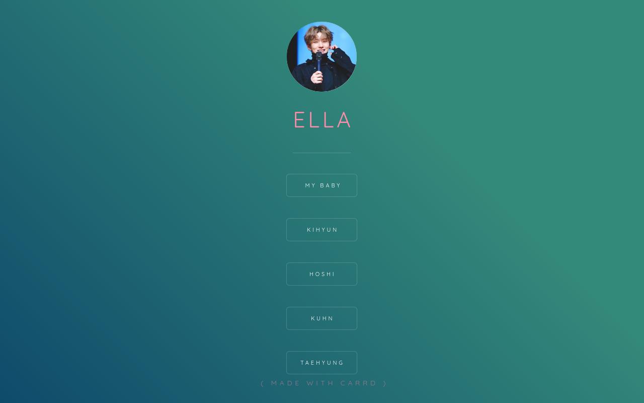 Carrd profile picture for @els